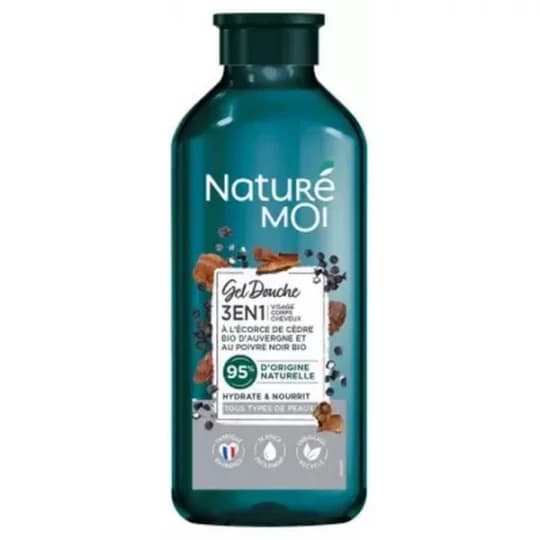 Naturé Moi Gel Douche 3en1 Cèdre et Poivre Noir 250 ml